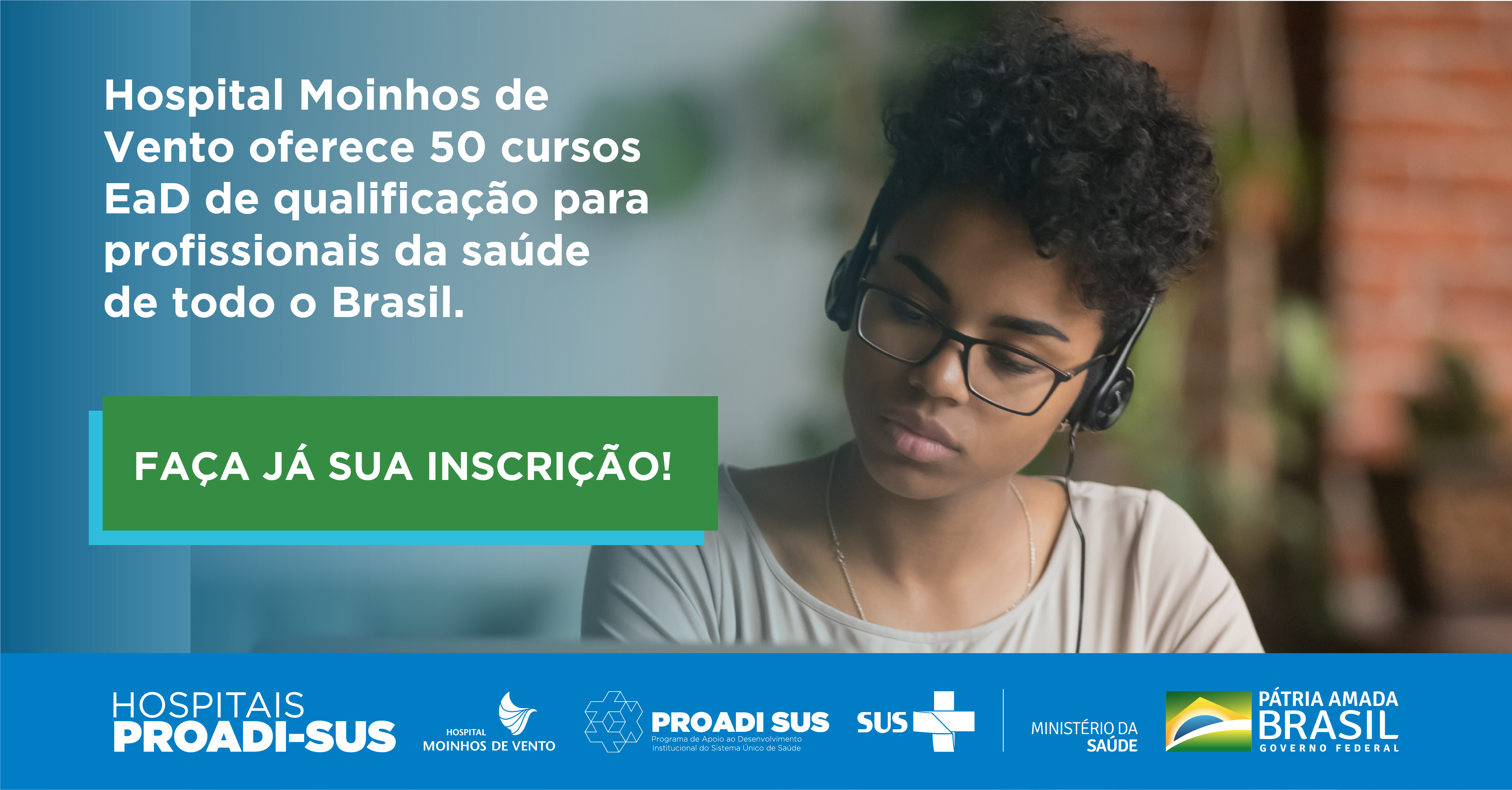 PROADI-SUS oferece 50 cursos online gratuitos para profissionais de saúde de todo o Brasil 